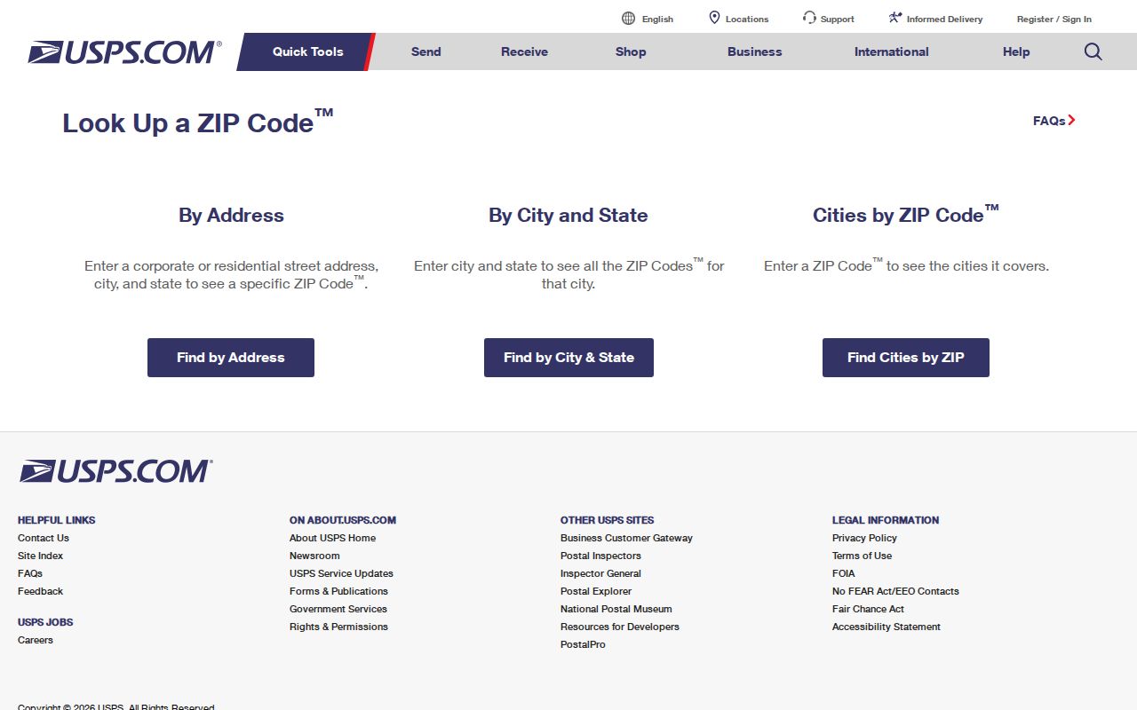 Kailua ZIP code USPS address lookup fields